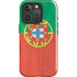 Portugal Flag Distressed iPhone 16 Pro Impact Case